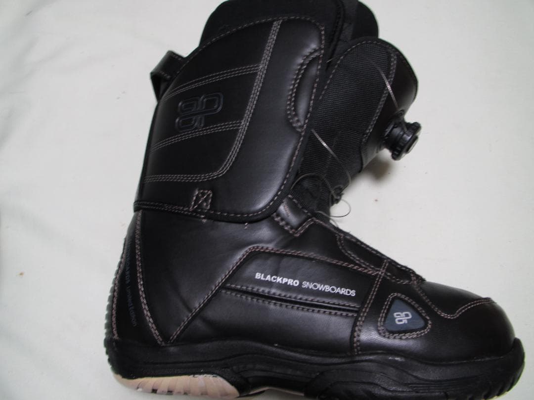 中古BLACKPROスノーボード28cmBOAボアダイヤルスノボブーツ黒メンズ男