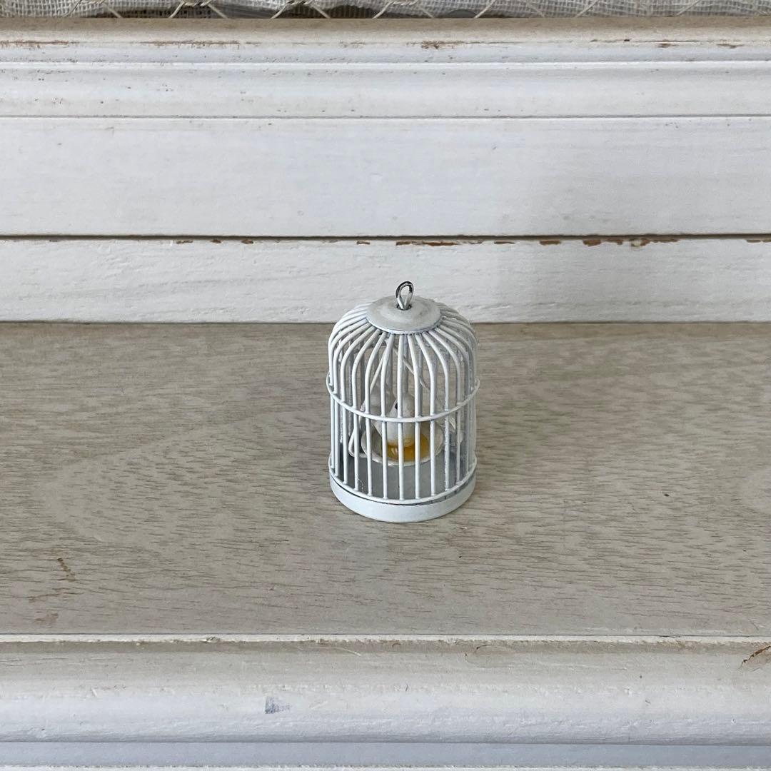 とりかご　ミニチュア　ドールハウス　ドイツ　ヴィンテージ