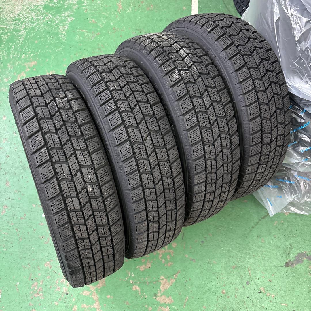 155/65R14グッドイヤーアイスナビ7 2023年バリ山4本アルミ付NBOX