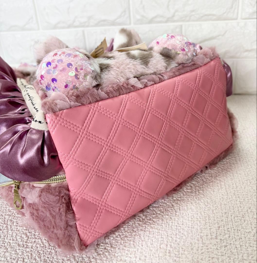 あ*こ様 コヤンイサムチョン　サイドファスナーバッグ　ピンク　ルミちゃん（大）デ