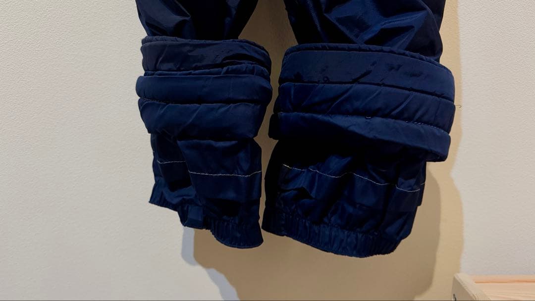 Patagonia 子ども用スノーウェア ネイビー/オレンジ