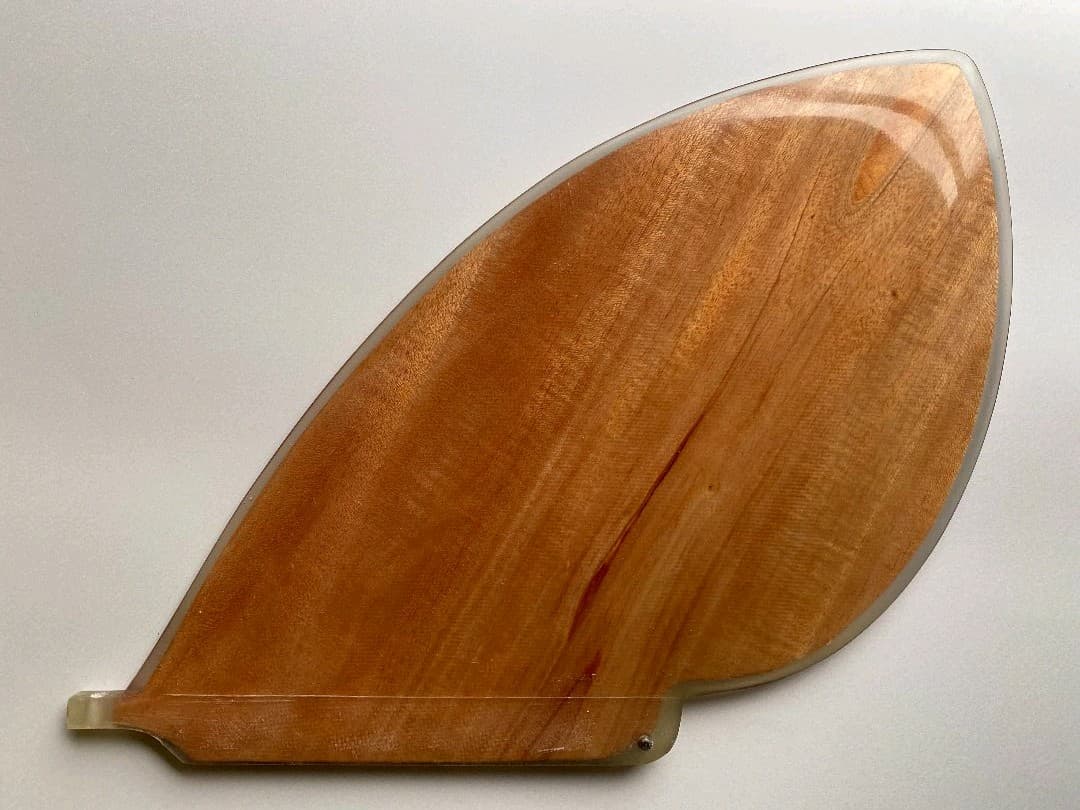 ウッドフィン Dフィン シングルフィン 9インチ ハンドメイド マホガニー 積層