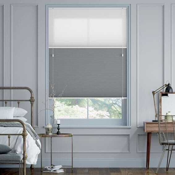 未使用　ハニカムシェード　ブルーグレー 160×200