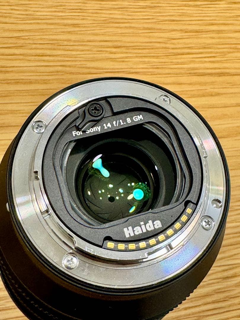 SONY FE 14mm f1.8 GM + HaidaリアレンズNDフィルター