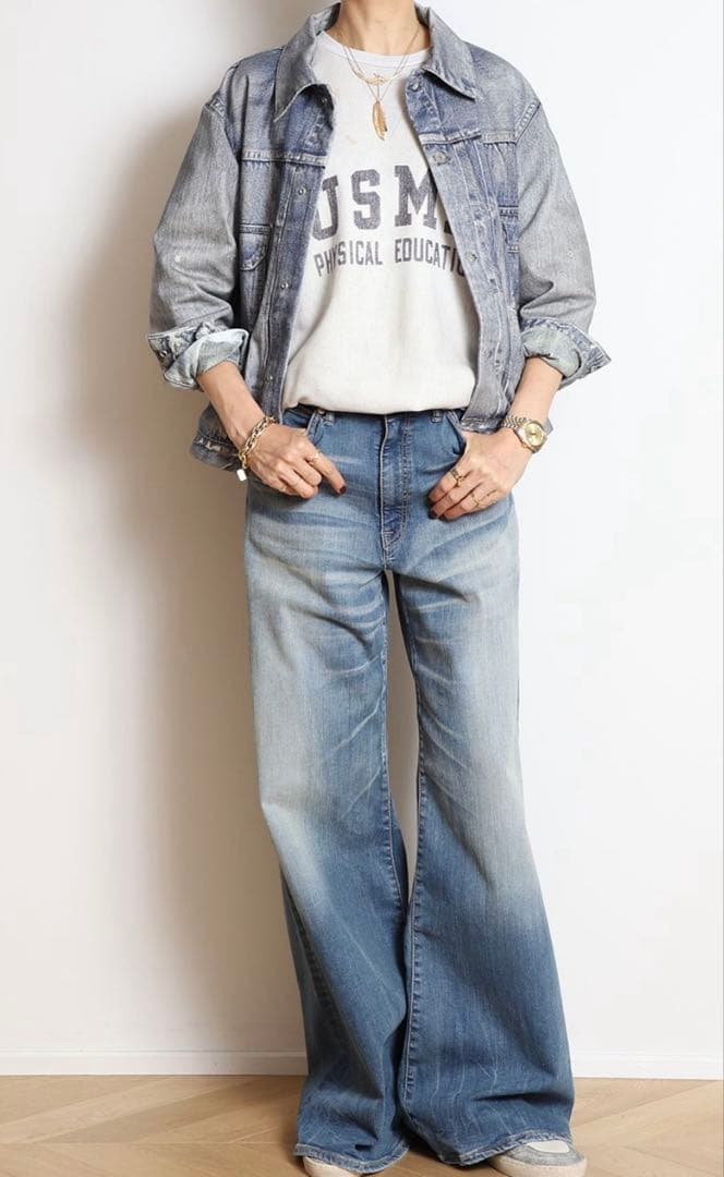 ★美品★ミューズドゥーズィエムクラス　トルクUSMA転写プリントスエット