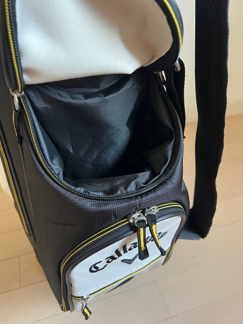 Callaway Warbird キャディバッグ 黒白 ヘッドカバー付き