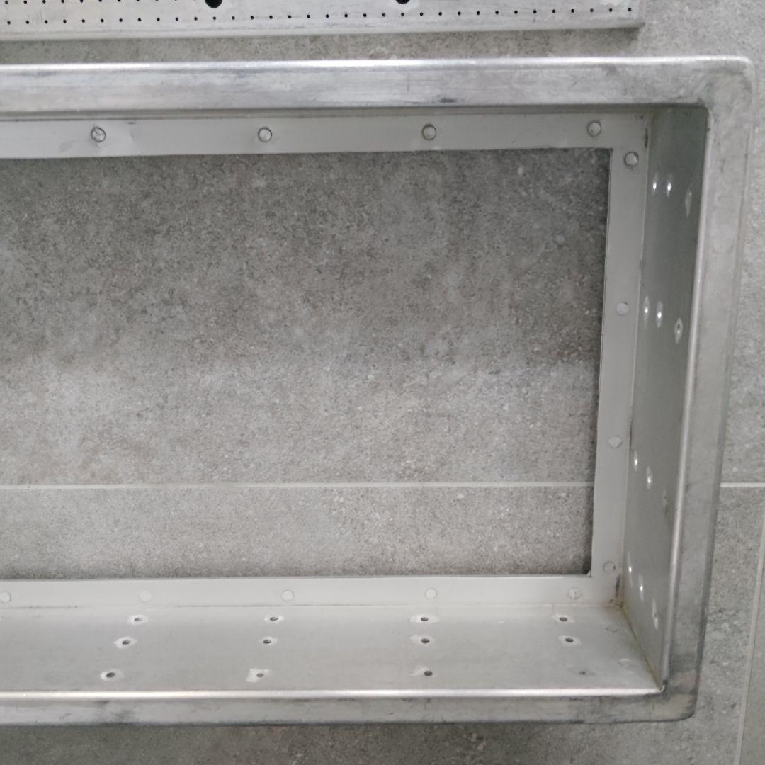 工業系　インダストリアル　アルミケース　6段セット　スタッキング　シルバー