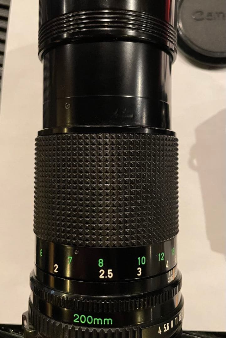 Canon AV-1 + FD 50 F1.4 + FD 200 F4 セット