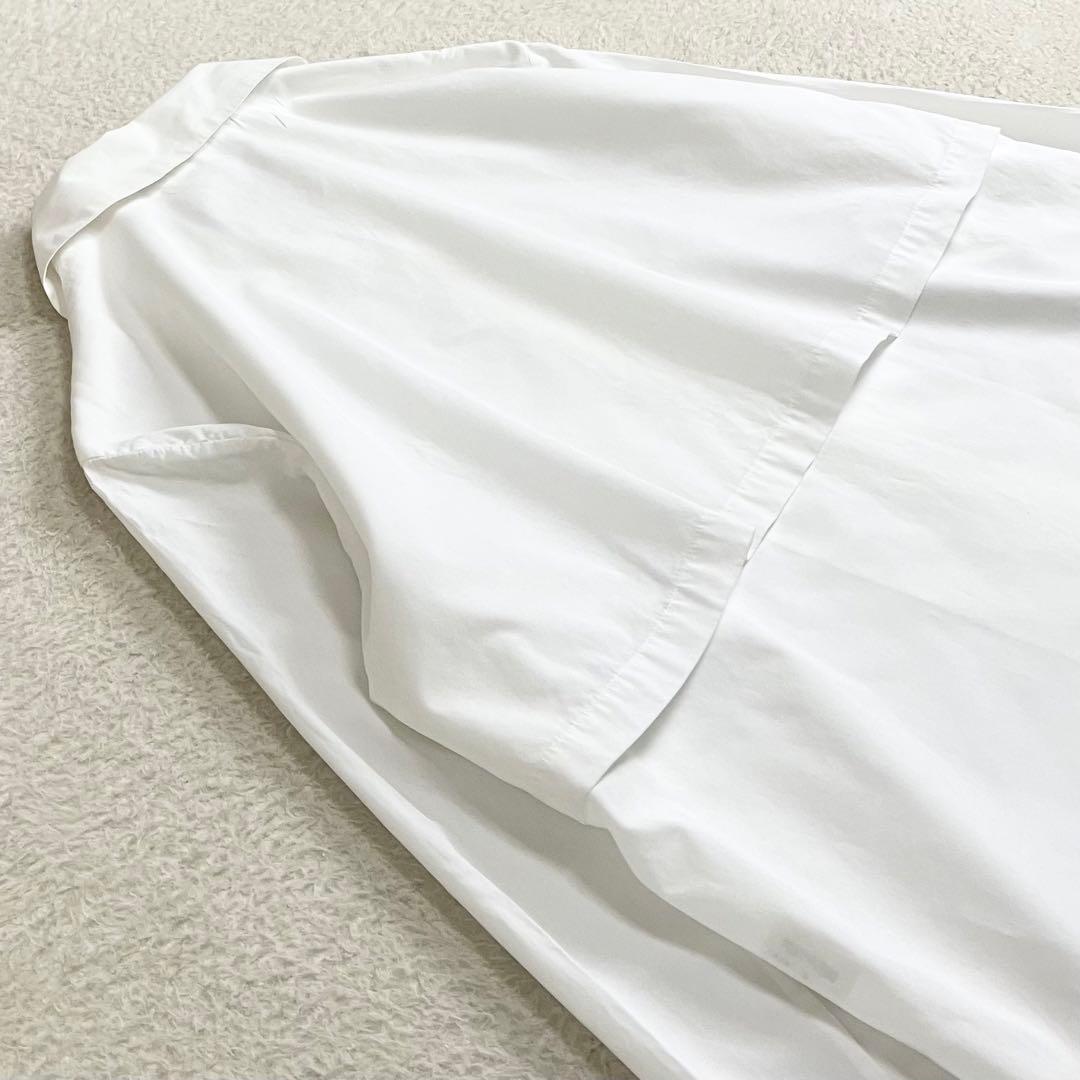 イッセイミヤケ　PeRMANeNTe ペルマネンテ　開襟長袖シャツ　ホワイト　3