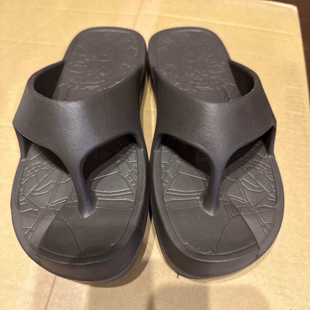 【ラクバキ】イージーサンダル ブラウン　スリッポンサンダル 厚底　Mサイズ