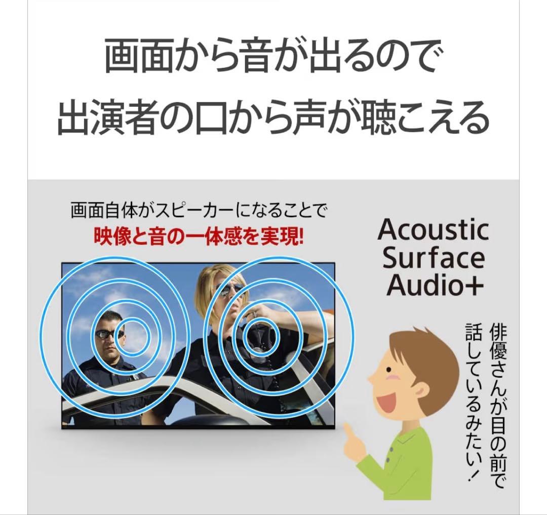 【KURO様】SONY 2023年製 65型 BRAVIA XRJ-65A80L