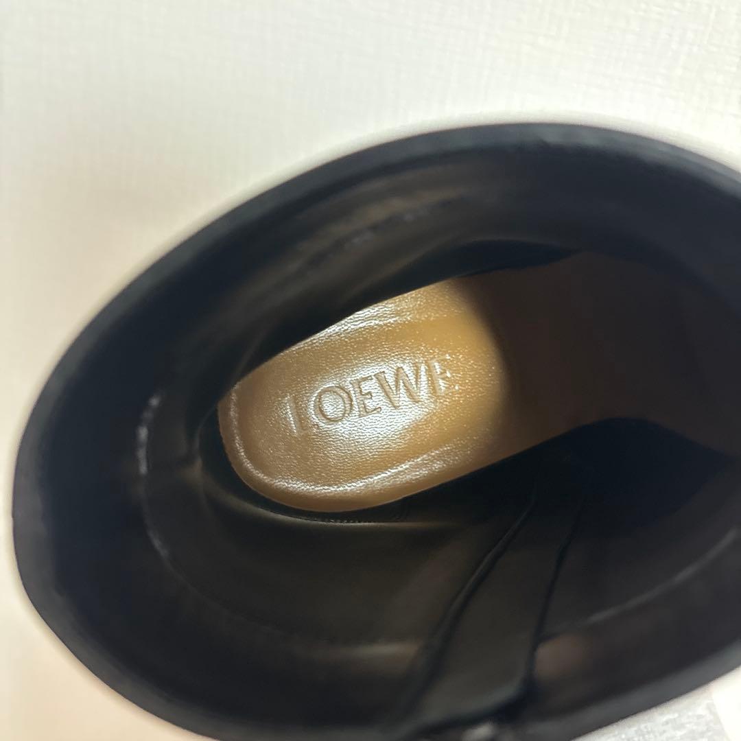 【美品】LOEWE ロエベ アナグラムショートブーツ 37