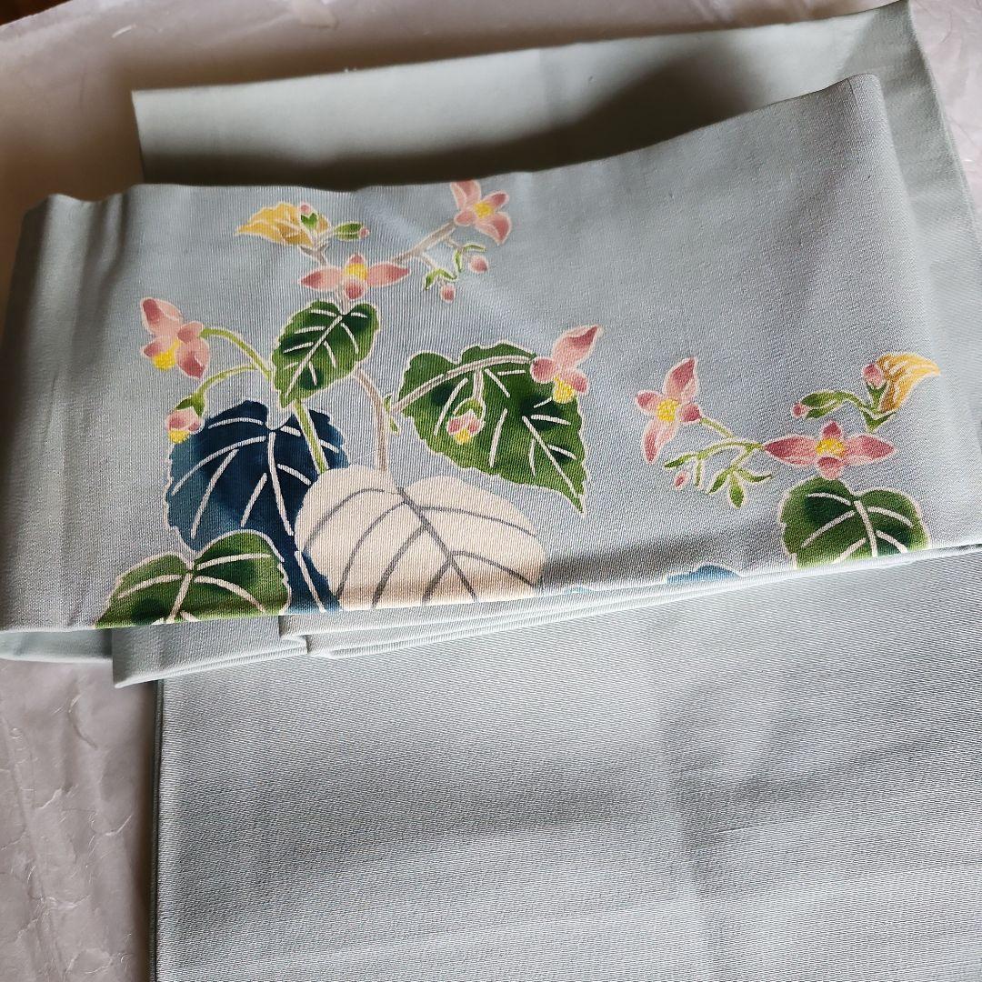 オリジナル染め帯　名古屋帯　未使用新品です帯は約3.52センチ