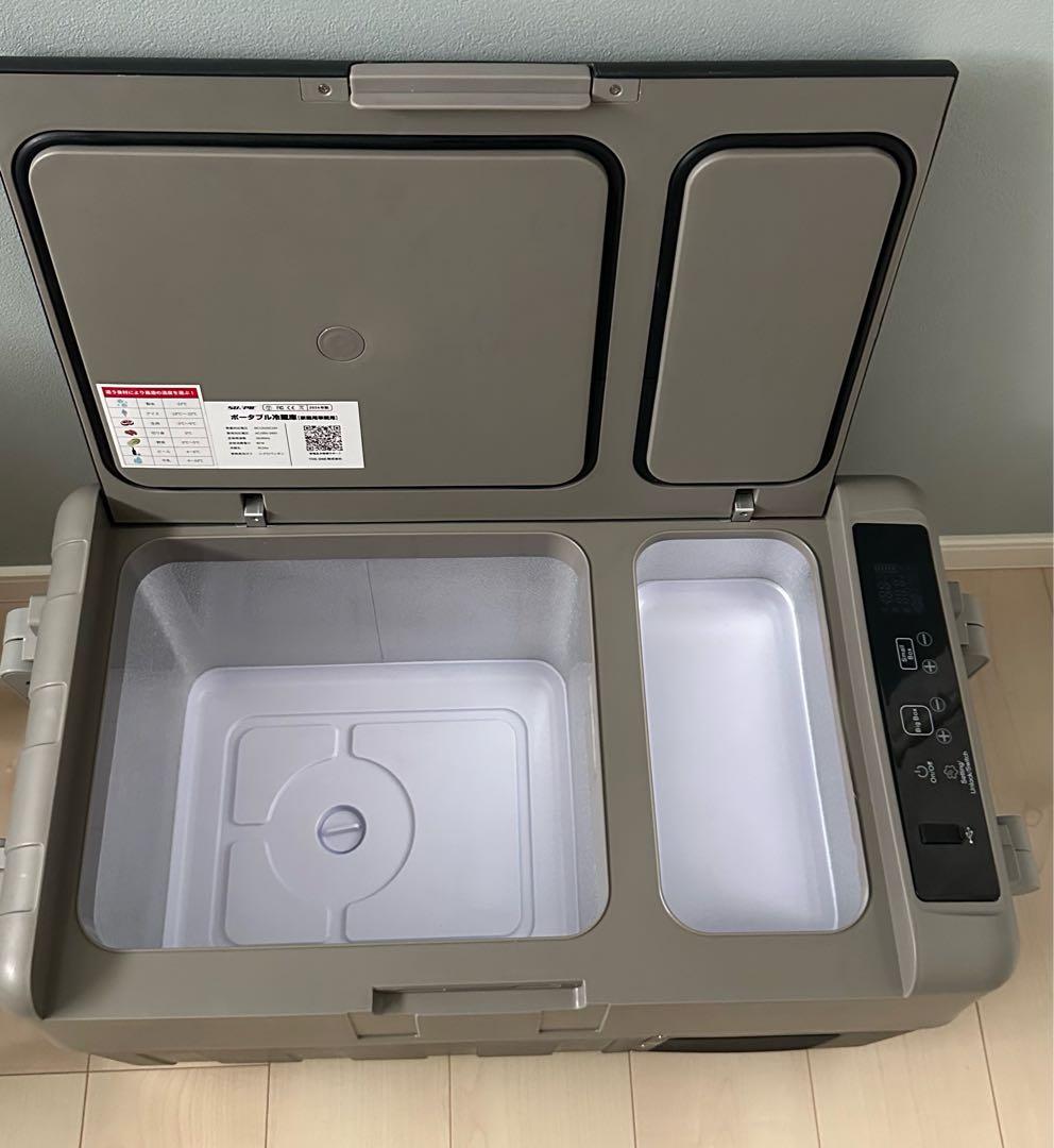 SUNPIE 車載用冷蔵庫 30リットル 2室 独立温度設定 コンプレッサー式