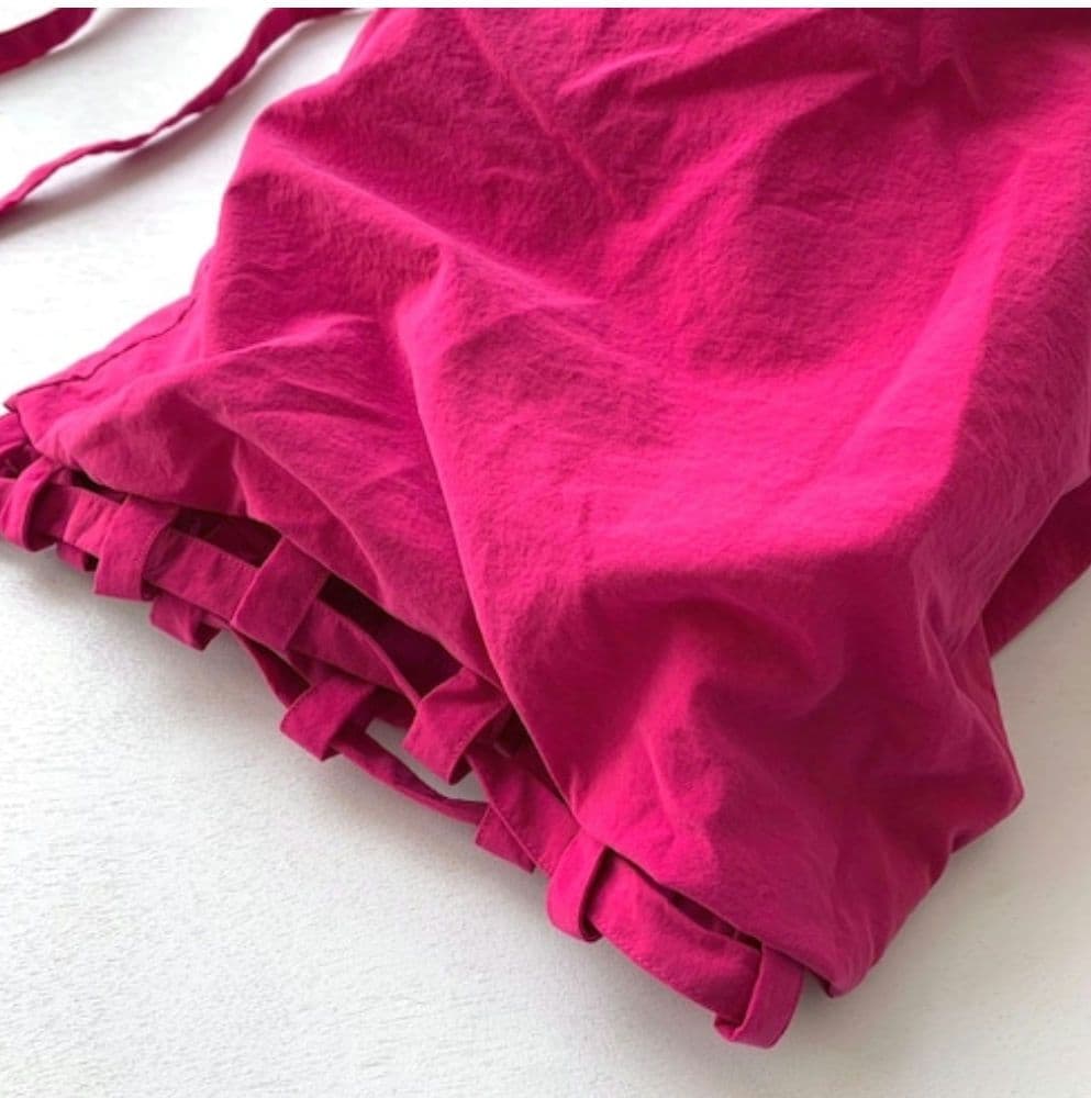 【新品未使用】DDUDナイロンタッサー/ガーメントダイ 巾着