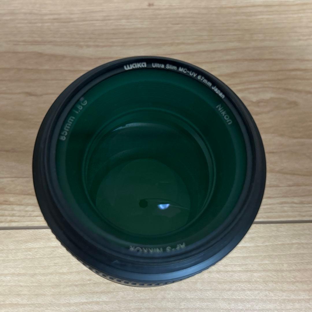 Nikon AF-S 85mm f1.8 G プロテクター付