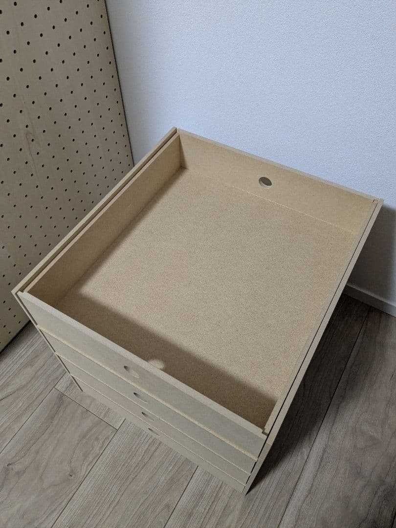 マルゲリータ 2個セット A4書類収納引き出し 4段（本棚 奥行350専用）