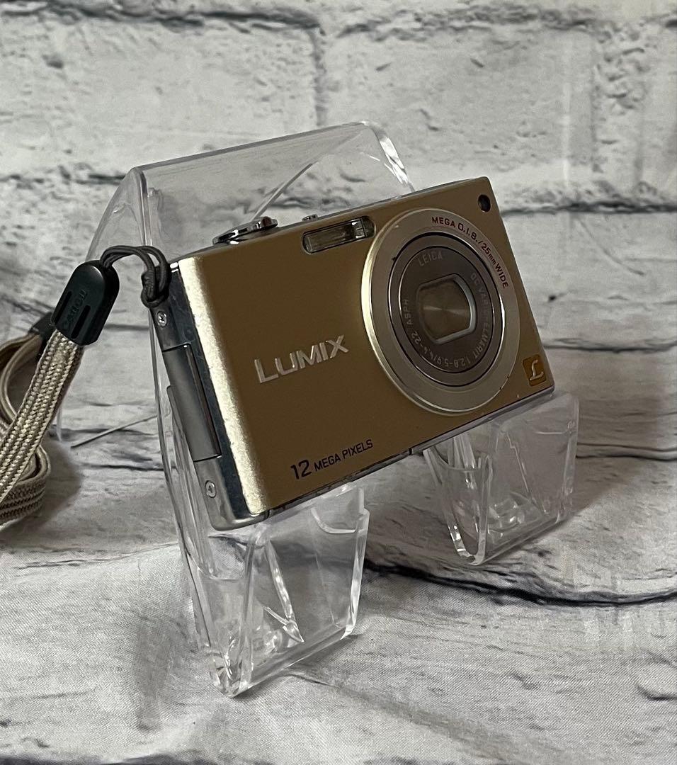 PanasonicパナソニックLUMIXゴールドコンパクトデジカメ中古