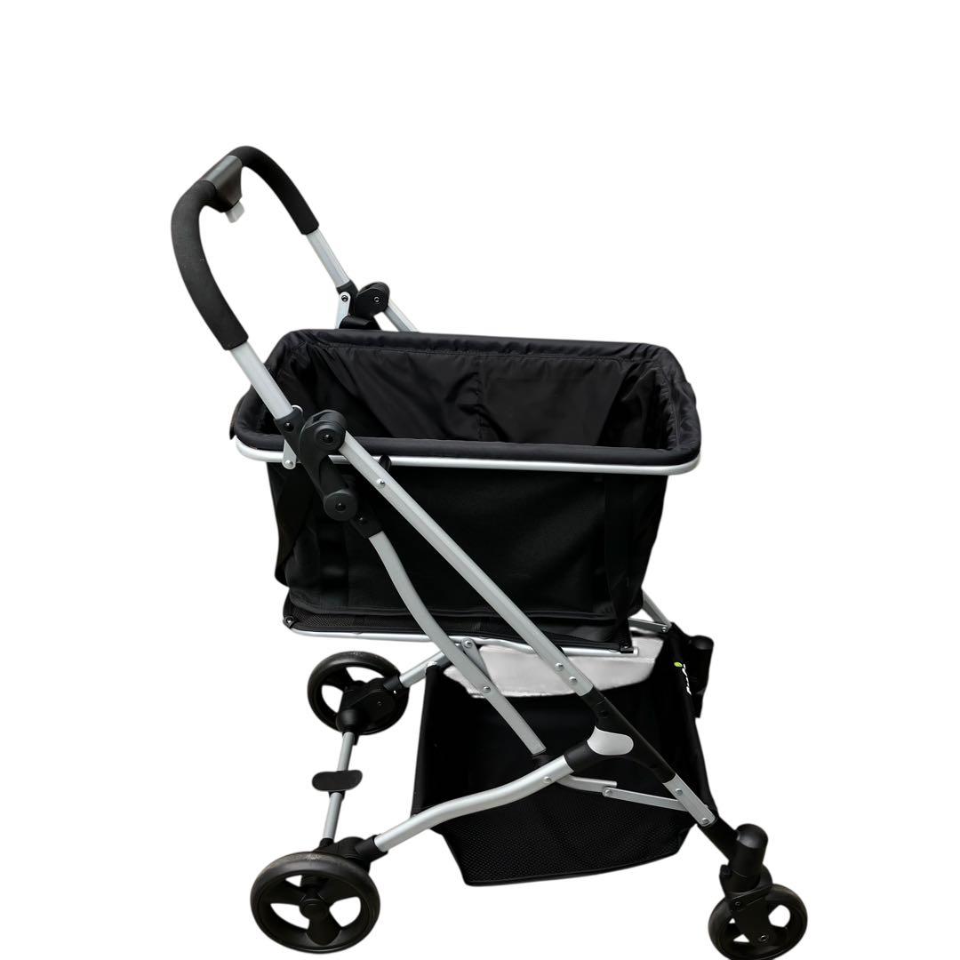 EcoCa 折りたたみ式ショッピングカート 黒