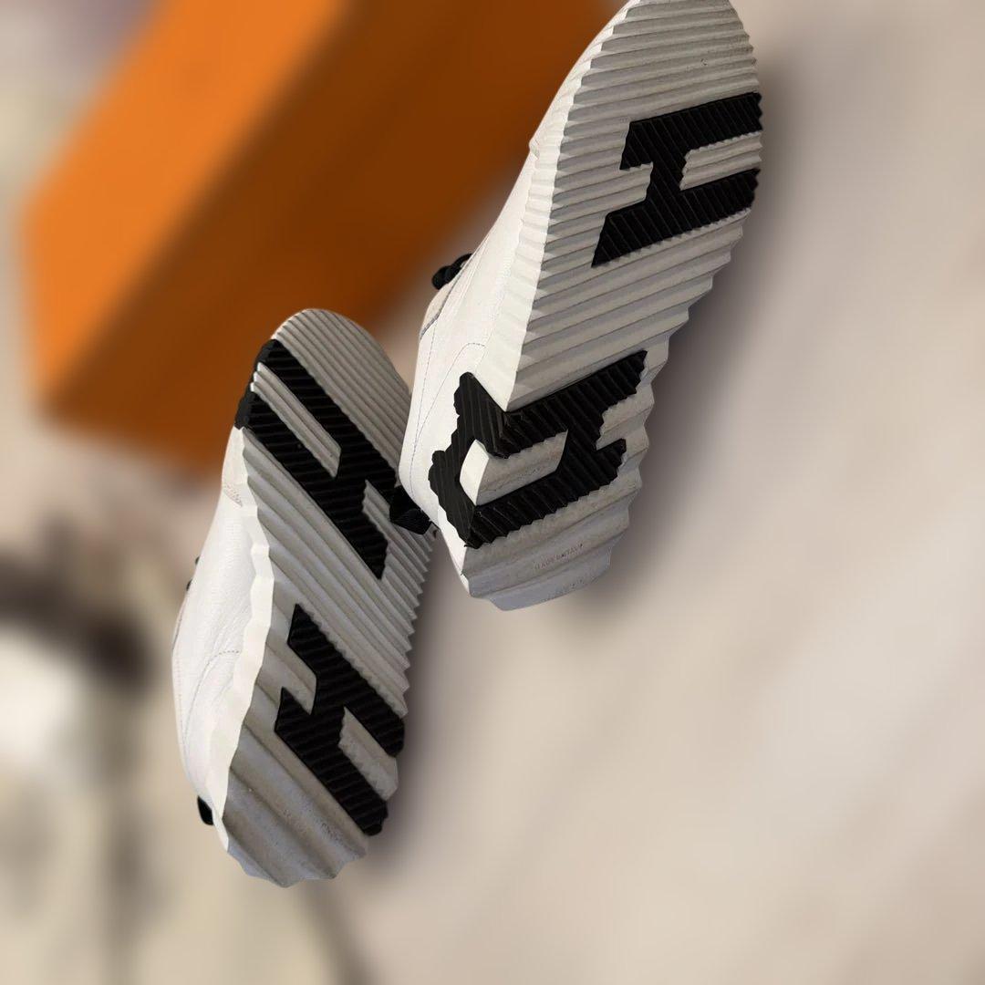 Hermès ホワイトレザー スニーカー　バウンシング 26.5