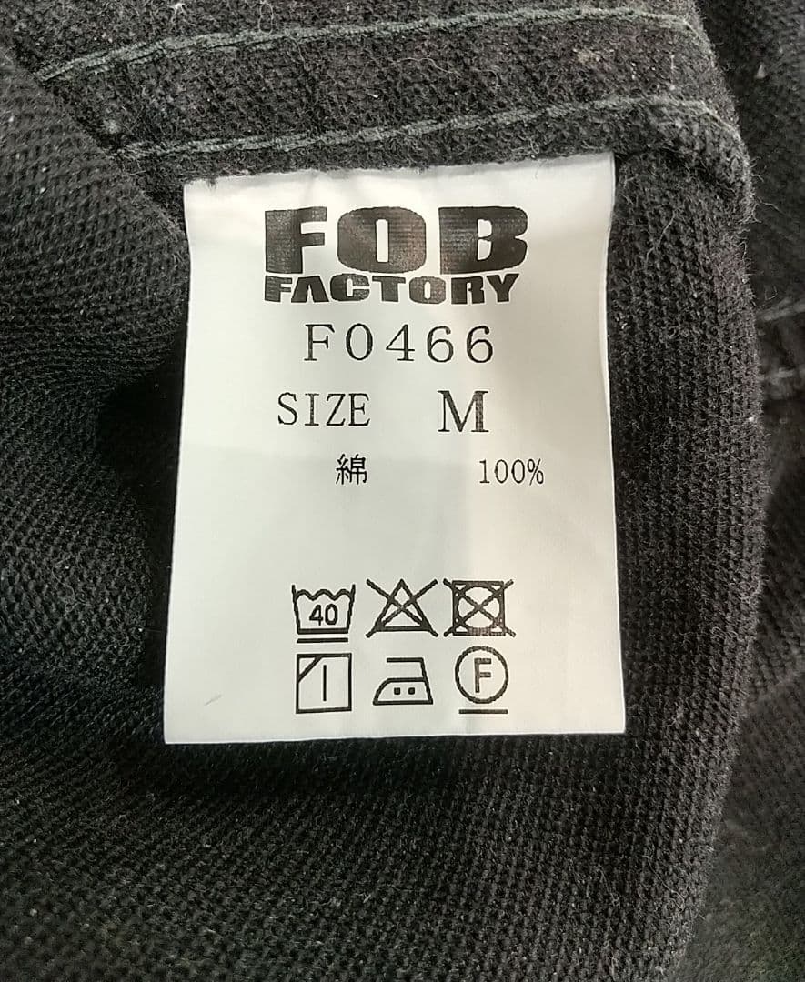 価格変更 Fob factory F0466 ダークグレーオーバーオール