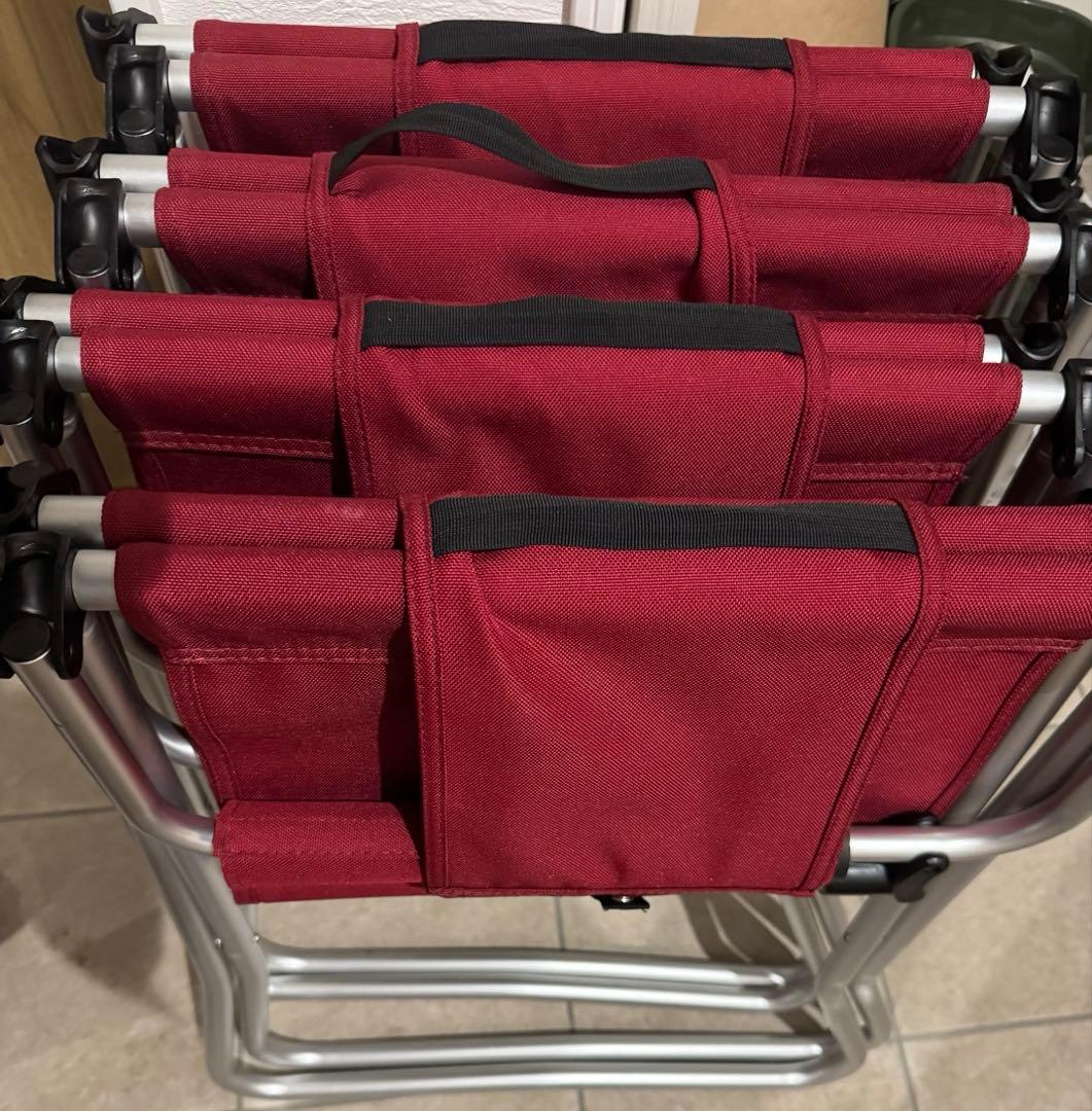 スノーピーク　FDチェアワイド RD 4脚セット