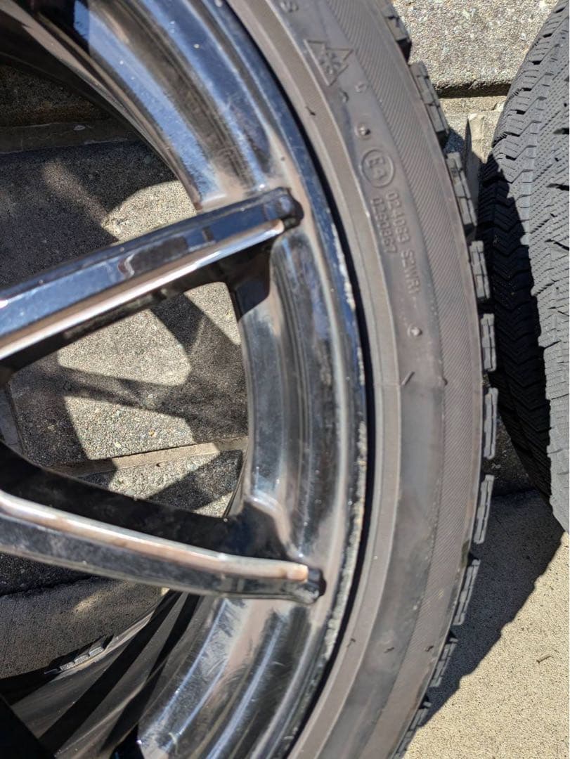 横浜市　225/40R18 スタッドレス　タイヤホイールセット　レクサスISなど