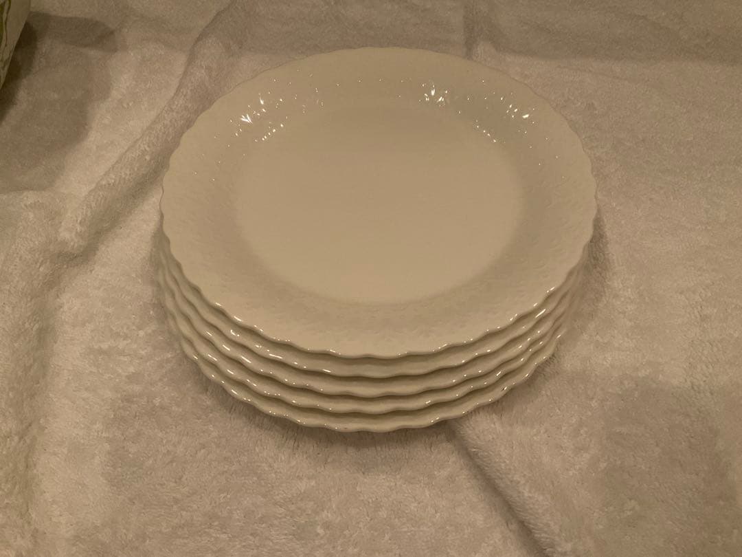 NARUMI ホワイトプレート 5枚