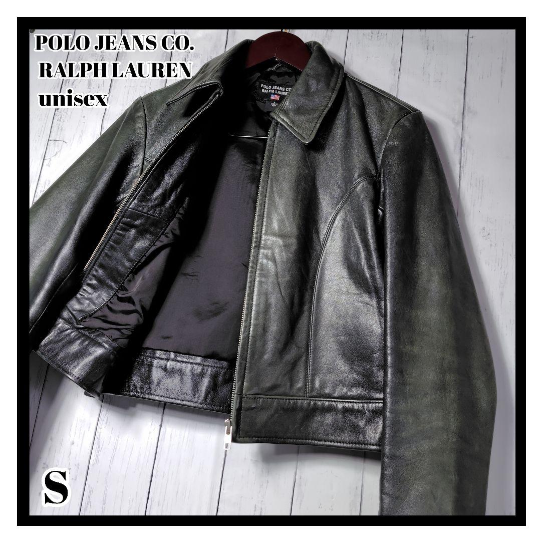 【希少カラー】POLO JEANS CO. ラルフローレンレザー ジャケット　極