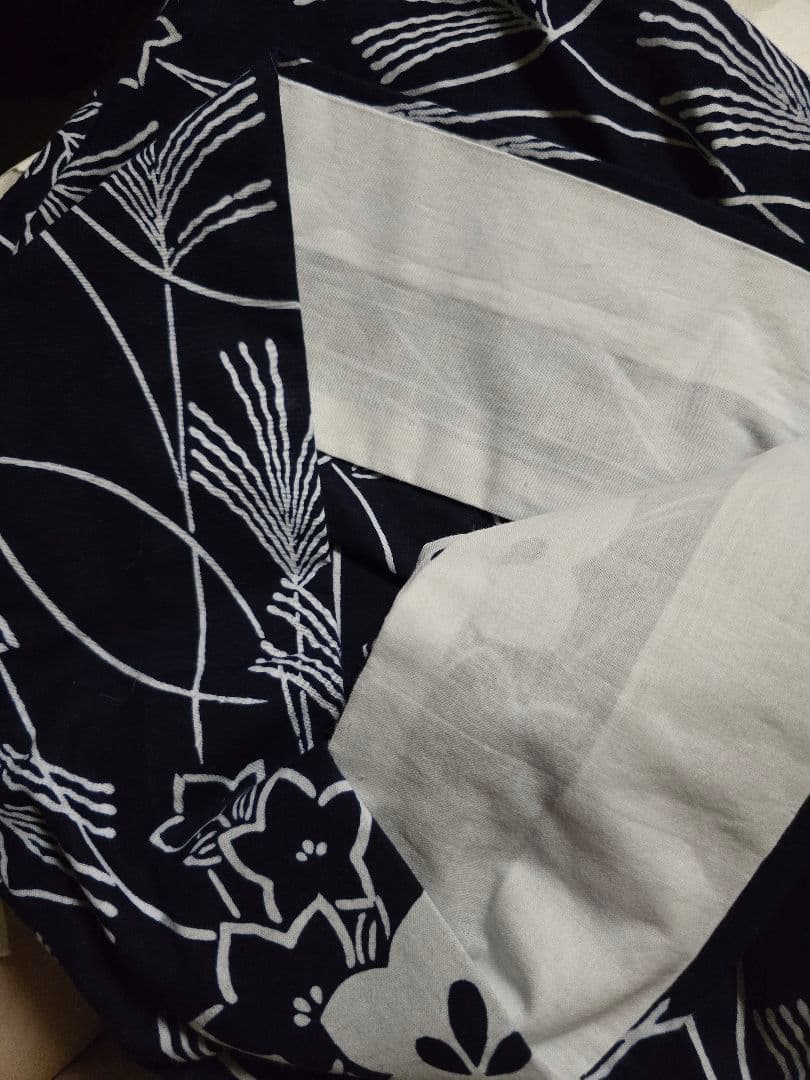 再値下げしました。日本橋竺仙 コーマ地?浴衣単品秋草柄美品