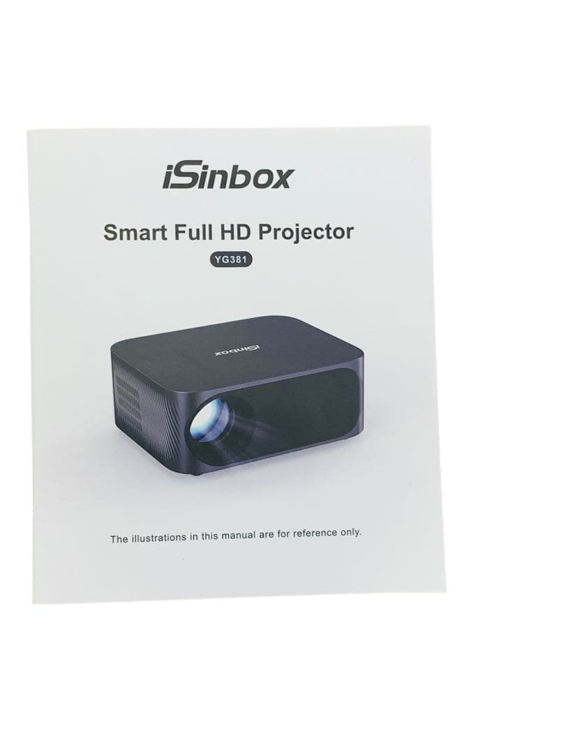 【開封済・未使用】iSinbox YG381 ホームプロジェクター 小型 家庭用