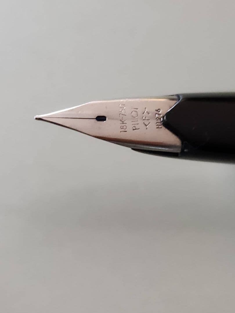 美品　パイロット　エリート万年筆　格子柄