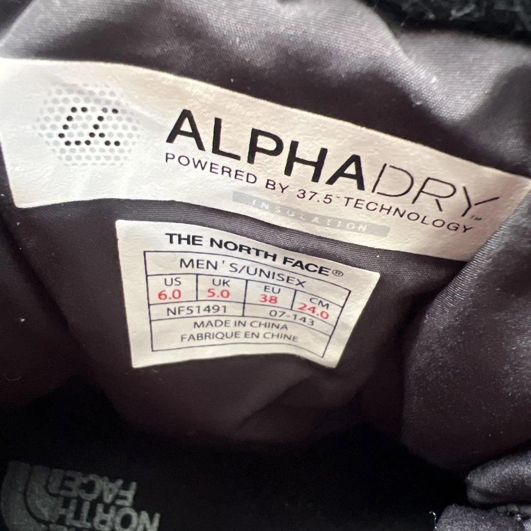 THE NORTH FACE ヌプシ ノースフェイス スノーブーツ 24㎝ 黒