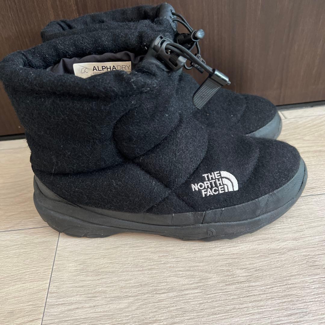 THE NORTH FACE ヌプシ ノースフェイス スノーブーツ 24㎝ 黒