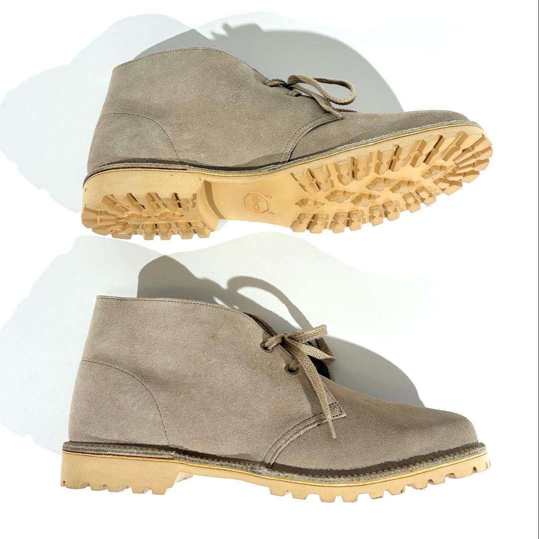 未使用級★ Suffolk Shoes デザートブーツ スエード ベージュ