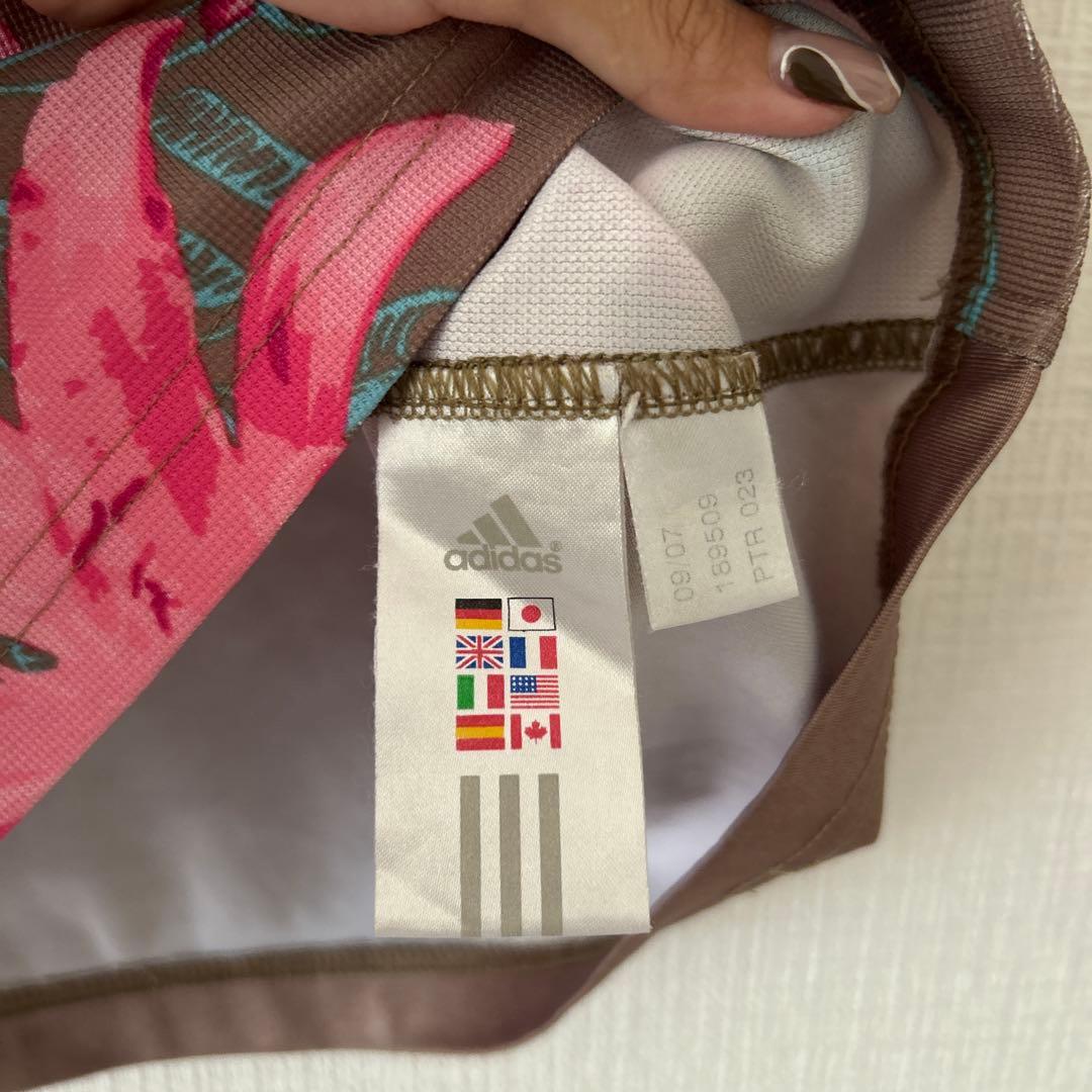 【パリ限定 】adidas 花柄 サッカーシャツ ブラウン