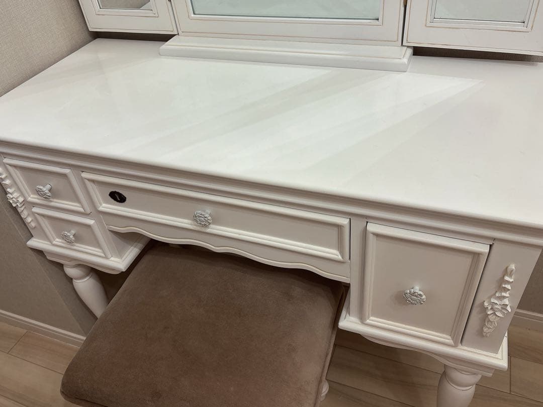 ロマンティックプリンセスアンティーク風ドレッサー/Soleil