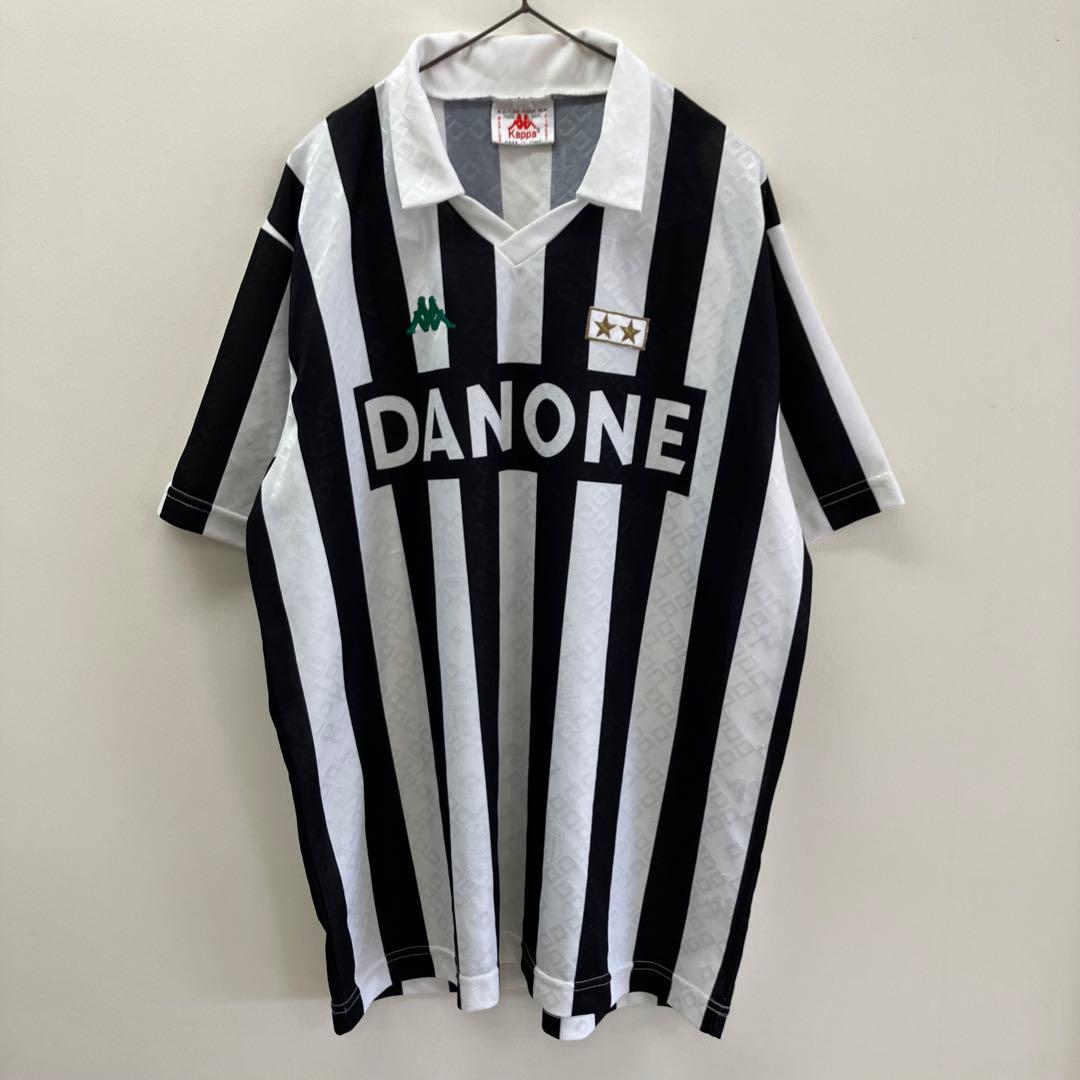 【美品】古着　イタリア製　カッパ　ユベントス　サッカー　ゲームシャツ　XL