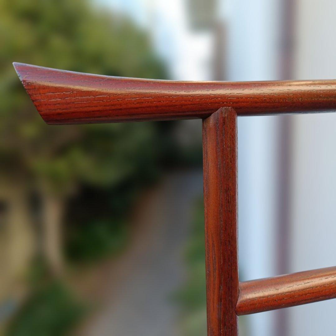 衣桁 服かけ ハンガー 180度回転 衣紋掛け 着物掛け 古道具 和家具