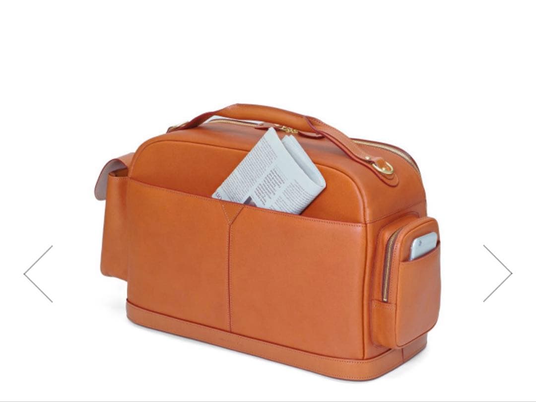 ブラックレザービジネスバッグ　鞄　いたがき