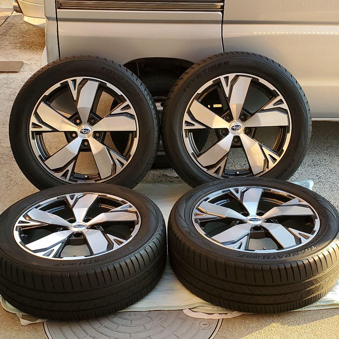 シンさん②❗フォレスターSKEアドバンス❗純正アルミ❗225/55R18❗