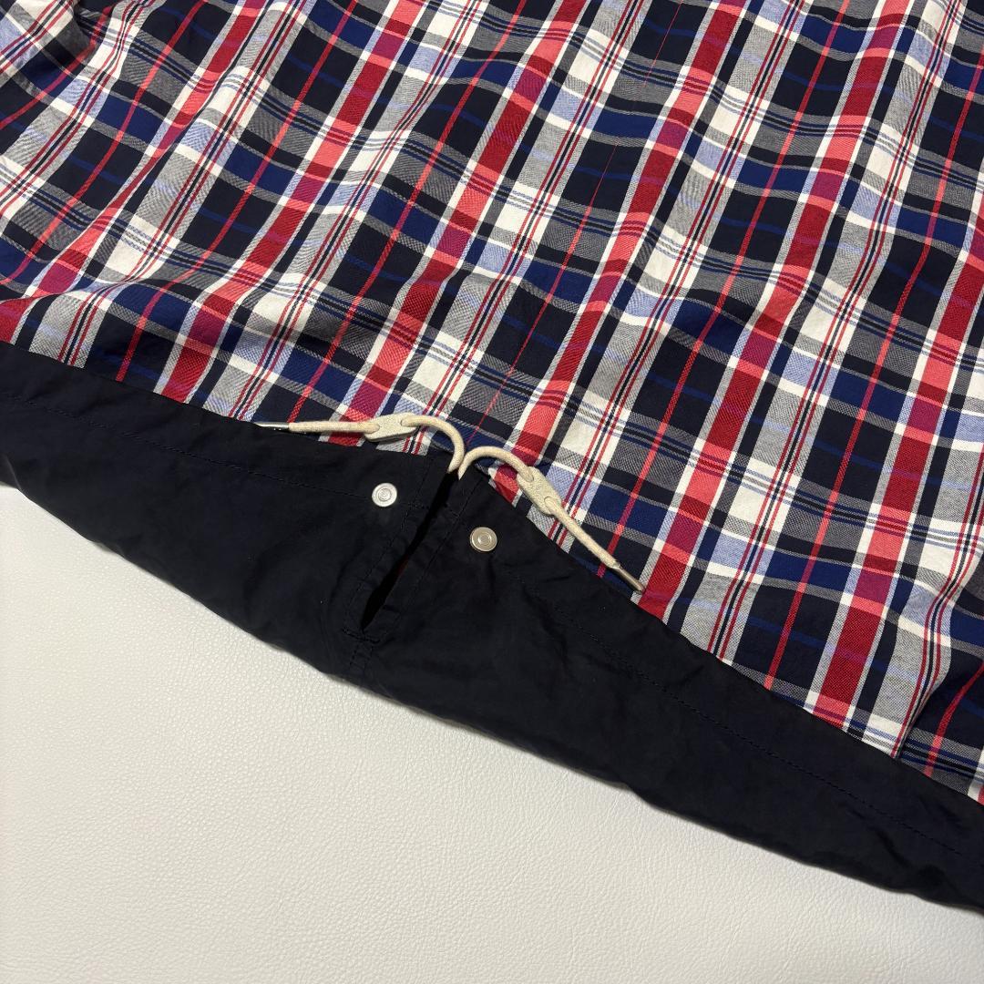 Fred Perry モッズコート 月桂樹 チェック 2way フード M-L