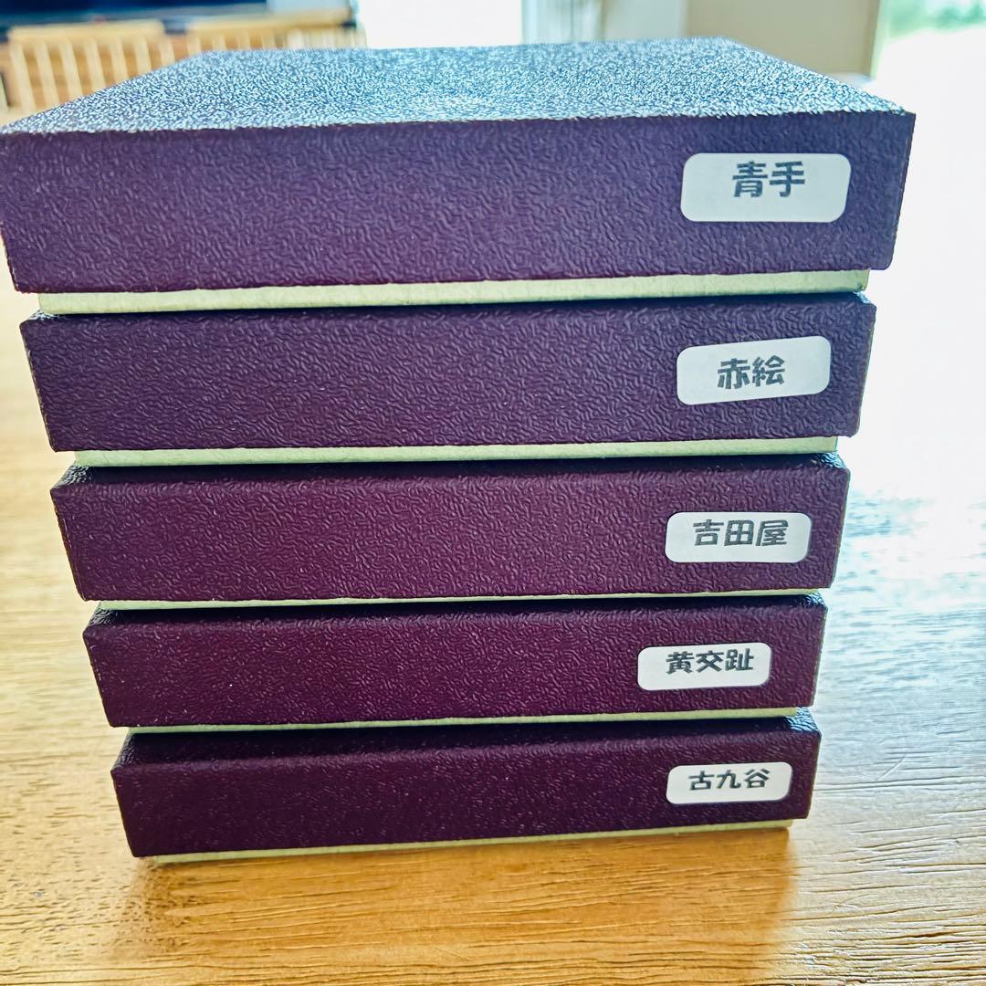 ドラえもん　九谷焼　5枚セット　箱付き　美品　未使用品