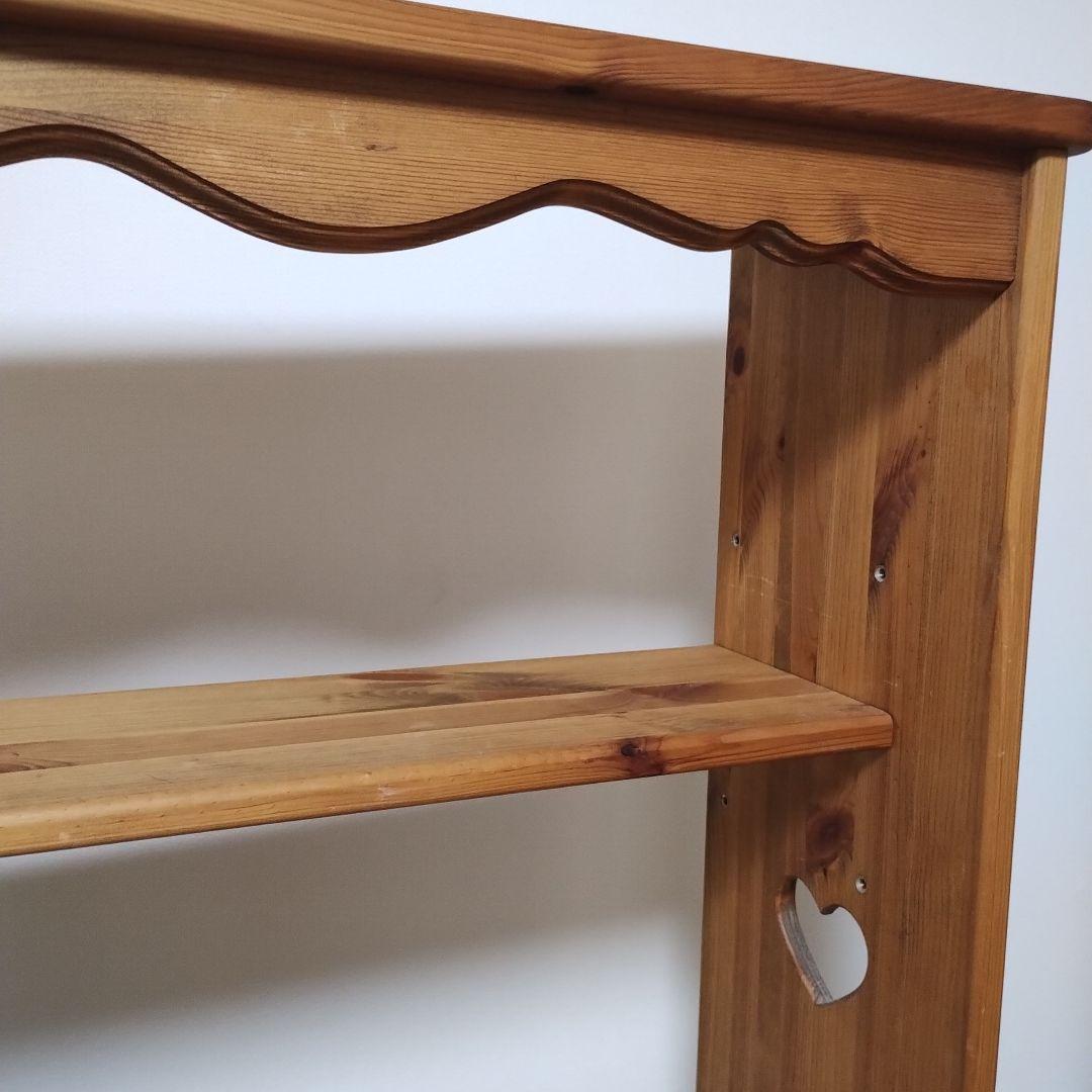 カントリー家具♡パソコンデスク ハート型くり抜き