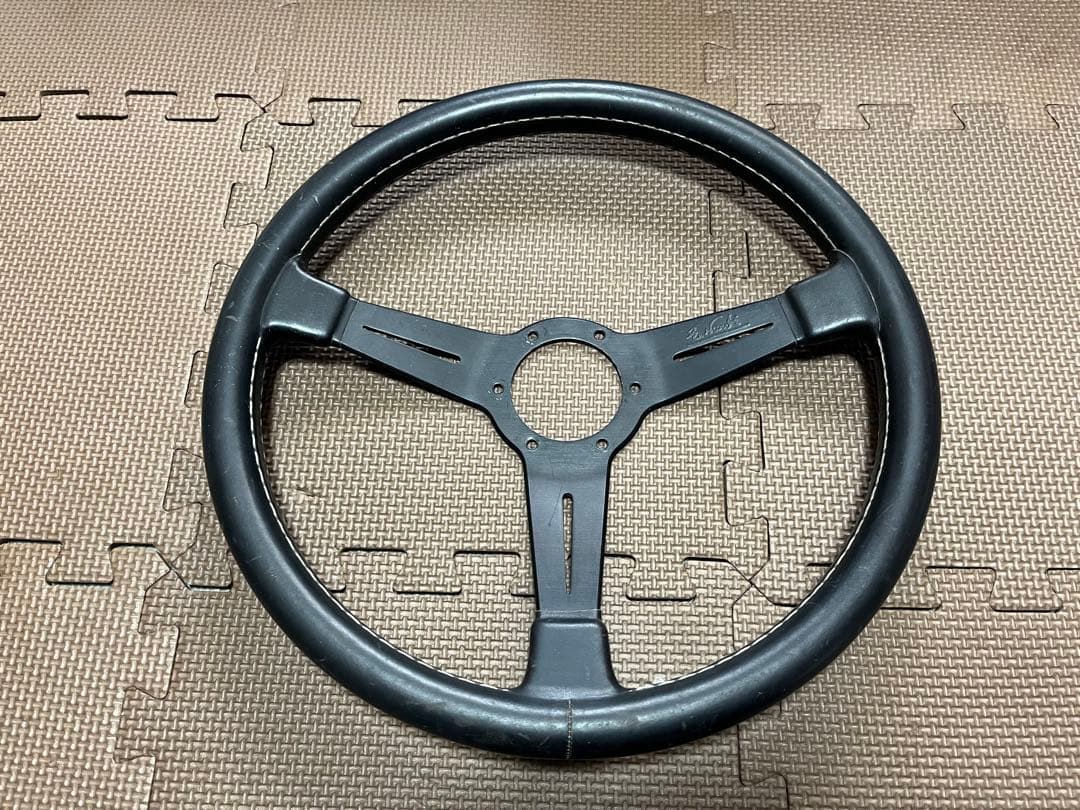 当時物 ナルディ クラシック ブラック レザー