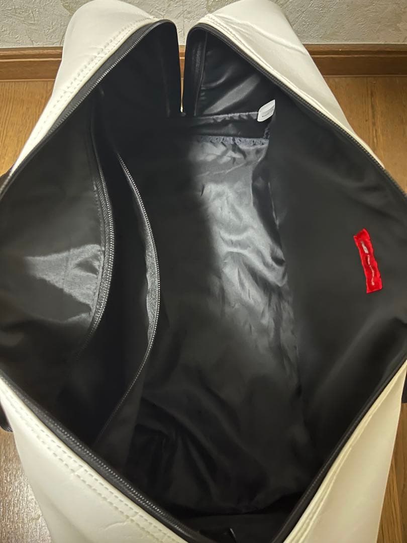 美品new balance ゴルフボストンバッグ ホワイト