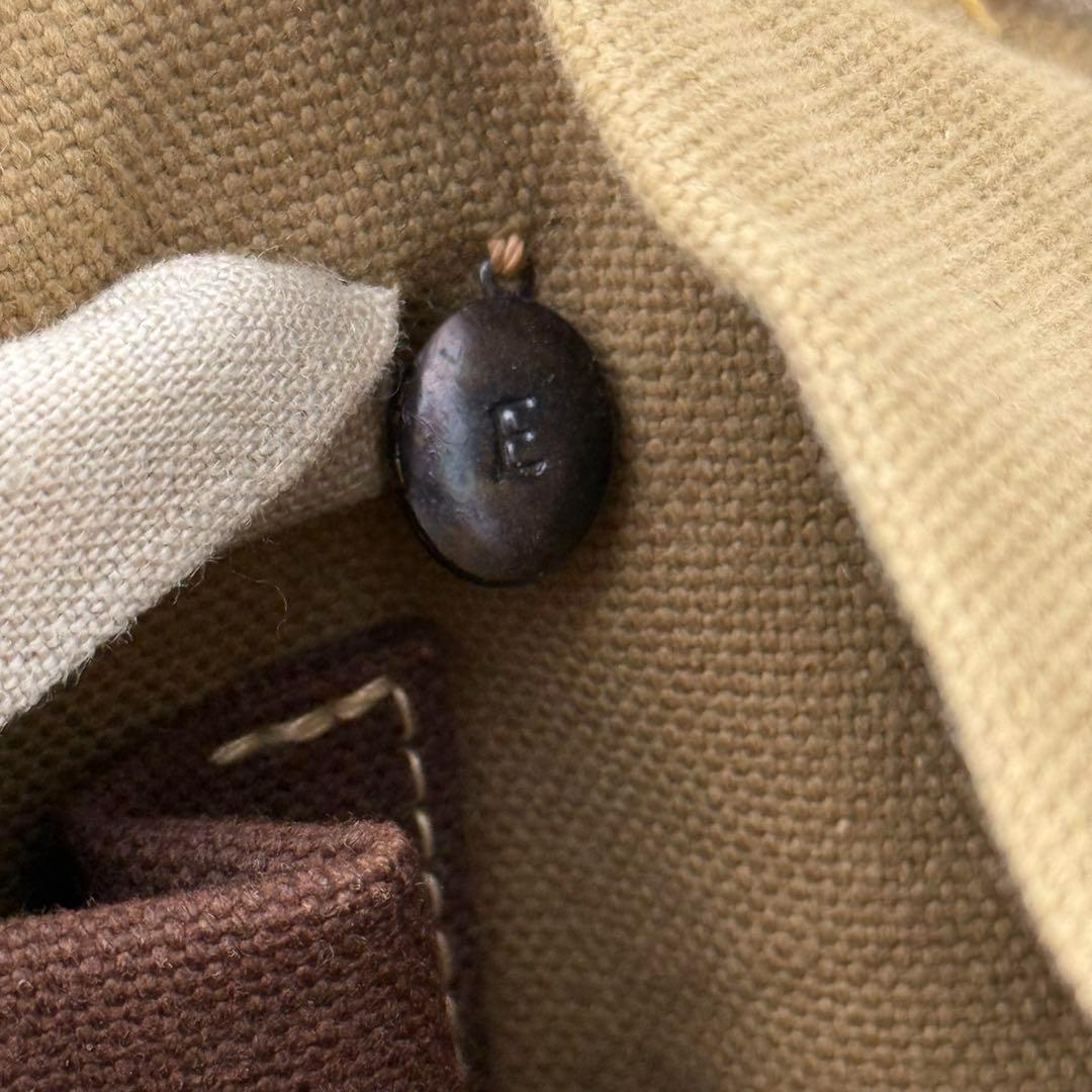 【美品✨️】eb.a.gos エバゴス 2本手 リネンかぶせ かごバッグ