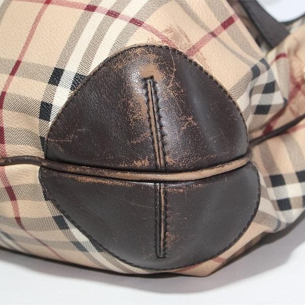 シ*ー様 バーバリー Haymarket ノバチェック ハンドバッグ 2way