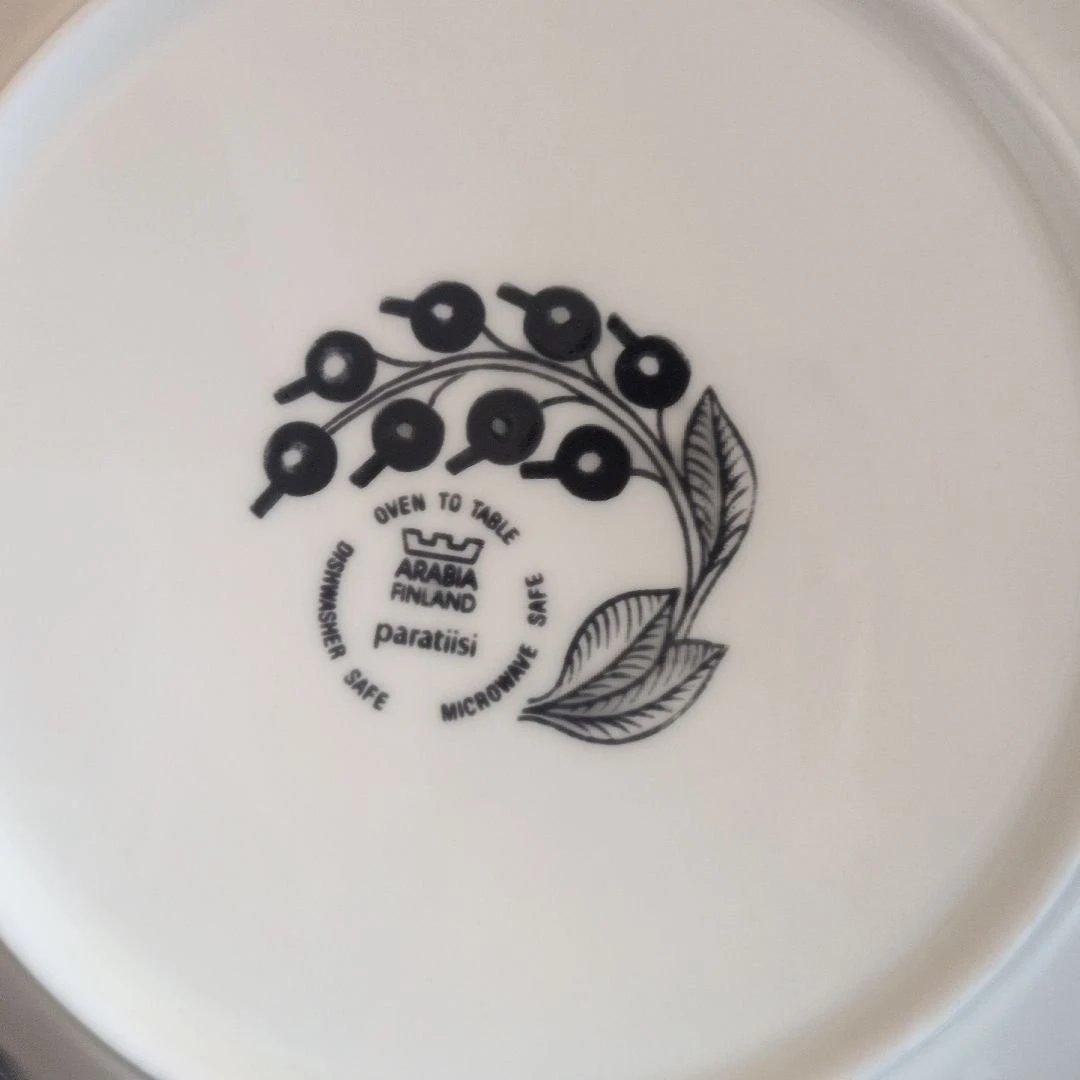 ARABIA アラビア パラティッシ イエロー 3枚