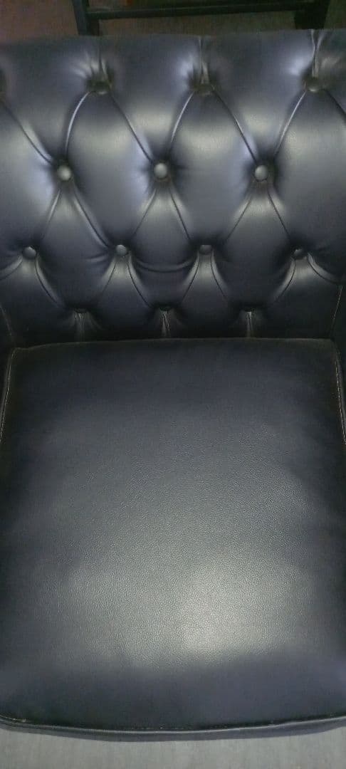 送料込 １人掛 チェスターフィールドソファー